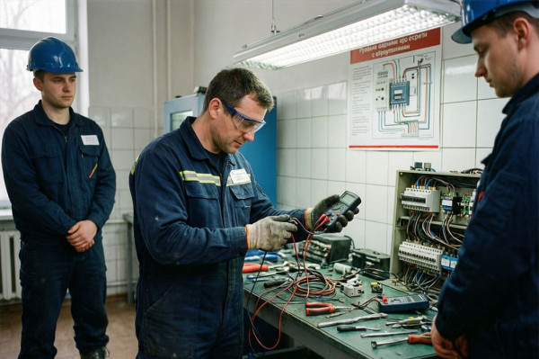 Безопасные методы выполнения работ в электроустановках